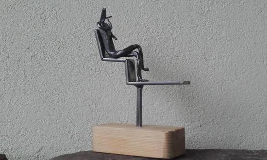Autoportrait 'je ne vis pas ma vie, je la rêve (Higelin)' Aout 17