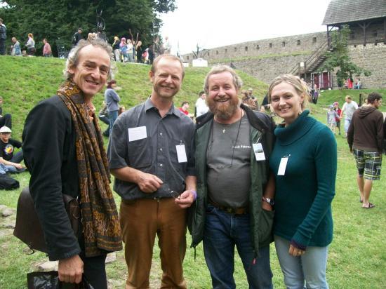 Michel Mouton, Poldi Habermann, Alfred Jr Habermann et Veronika Habermann