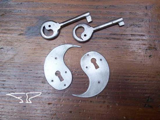 Set de clés Ying Yang