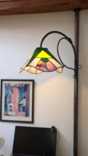 lampe bureau vitrail