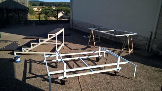 Structure pour la troupe de cirque Les Complices